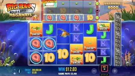 Big Bass Hold & Spin Megaways slot screenshot 4