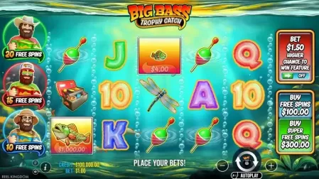 Big Bass Trophy Fishing slot screenshot 1