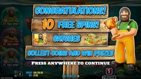 Big Bass Trophy Fishing slot screenshot 3