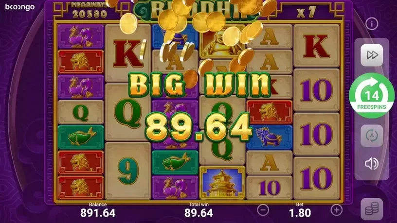 Buddha Megaways slot screenshot 8