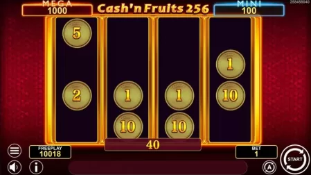 Cash’n Fruits 256 Hold And Win slot screenshot 6