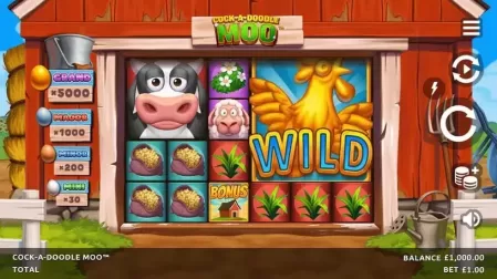 Cock-A-Doodle Moo slot screenshot 1
