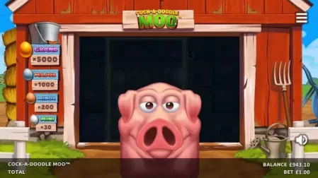 Cock-A-Doodle Moo slot screenshot 4