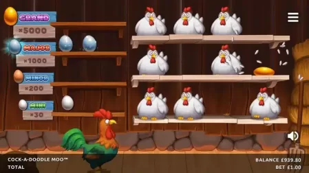 Cock-A-Doodle Moo slot screenshot 6