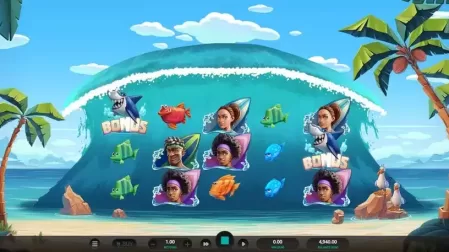 Cowabunga Dream Drop slot screenshot 2