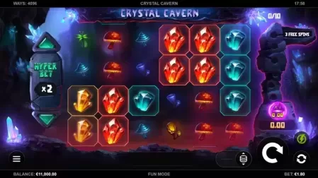 Crystal Cavern slot screenshot 1
