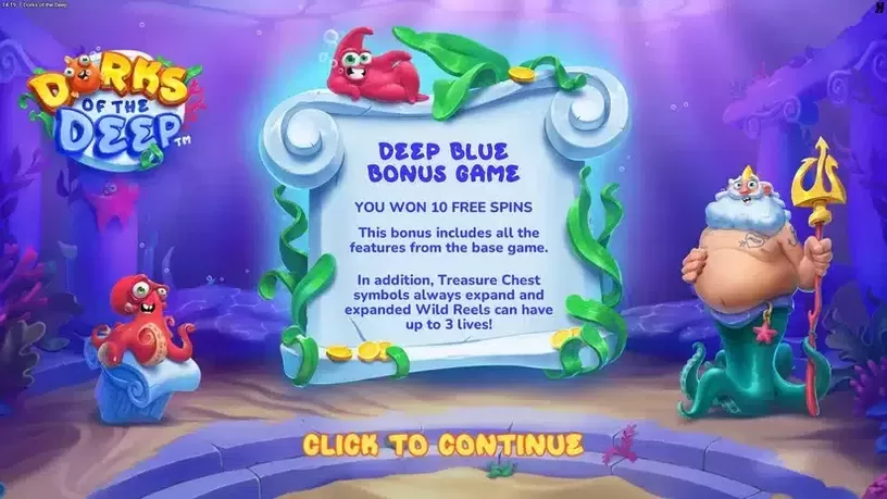 Dorks of the Deep slot screenshot 3