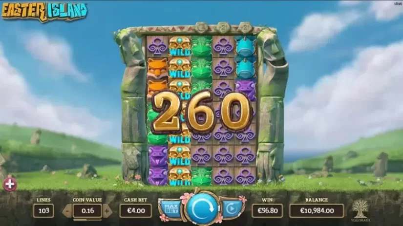 Easter Island slot screenshot 3