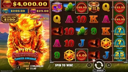 Fire Stampede 2 slot screenshot 1
