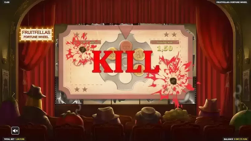Fruitfellas Fortune Wheel slot screenshot 4