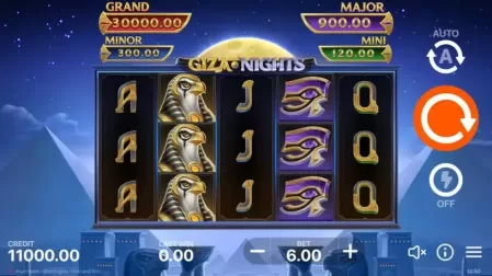 Giza Nights: Hold and Win slot screenshot 1