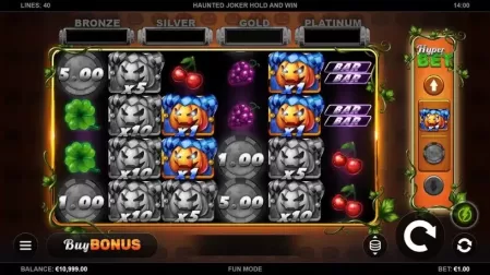 Haunted Joker Hold and Win slot screenshot 1
