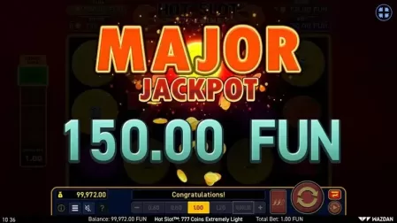 Hot Slot™: 777 Coins Extremely Light slot screenshot 5
