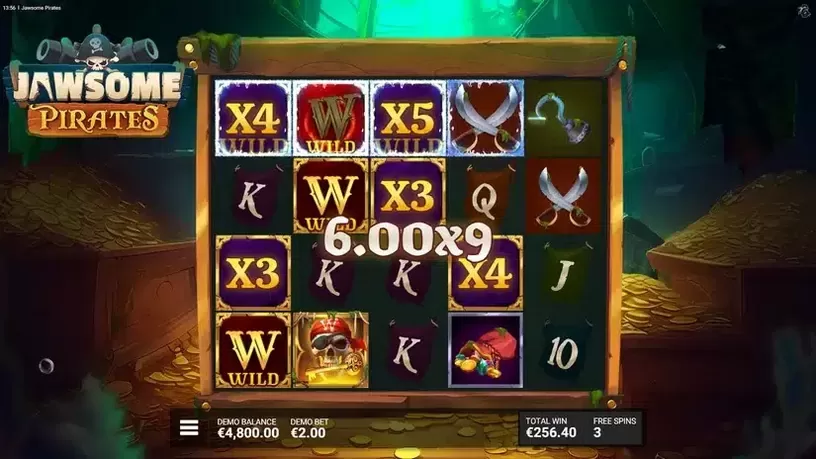 Jawsome Pirates slot screenshot 5