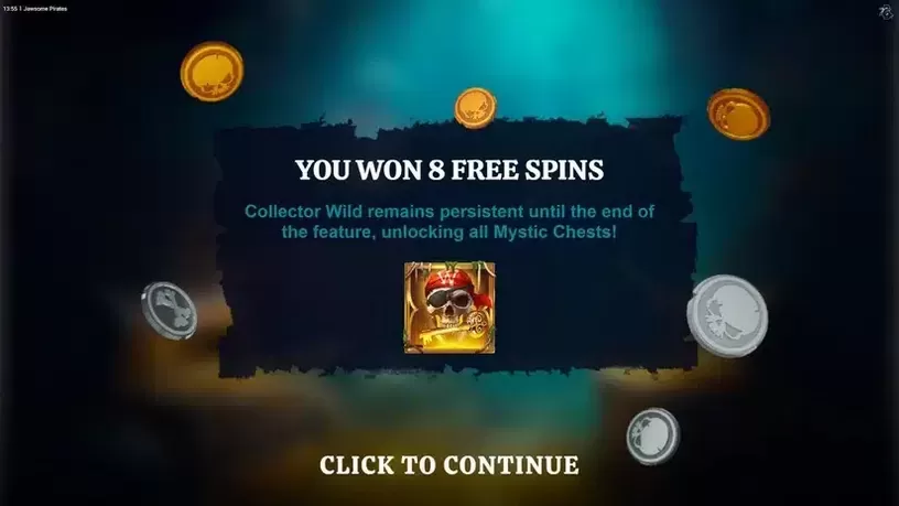 Jawsome Pirates slot screenshot 3