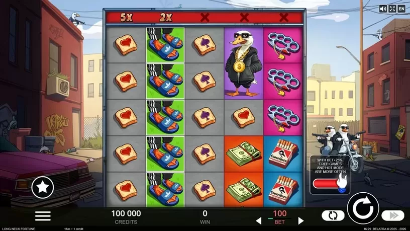 Long Neck Fortune slot screenshot 1