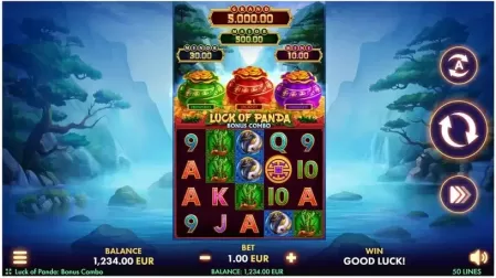Luck of Panda: Bonus Combo slot screenshot 1