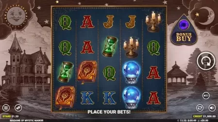 Madame of Mystic Manor slot screenshot 1