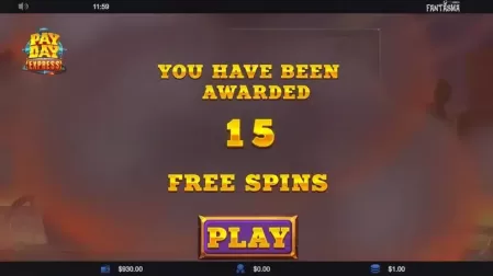 Payday Express slot screenshot 3