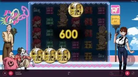 Pop Cop slot screenshot 2