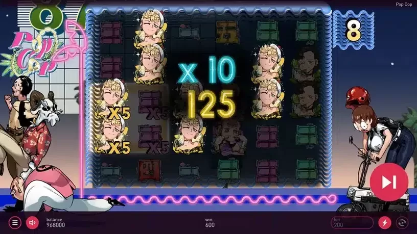 Pop Cop slot screenshot 4