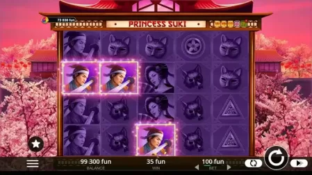 Princess Suki slot screenshot 2