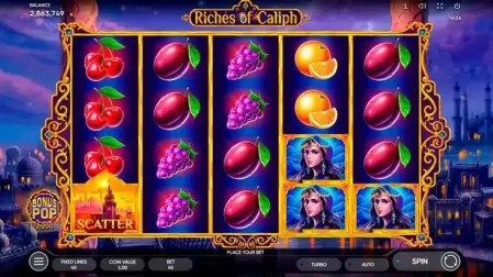 Riches of Caliph slot screenshot 1