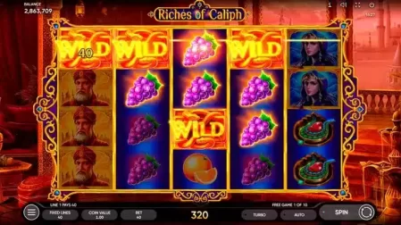 Riches of Caliph slot screenshot 2