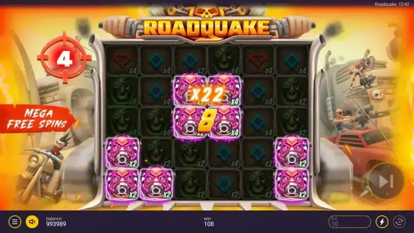 Roadquake slot screenshot 