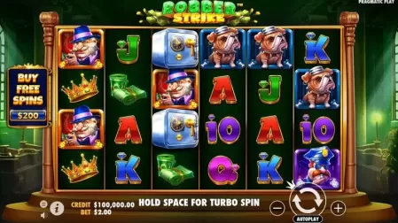 Robber Strike slot screenshot 1