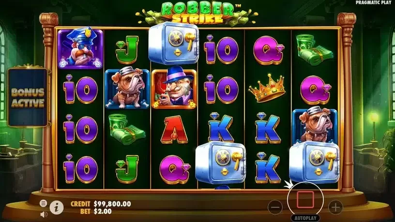 Robber Strike slot screenshot 2