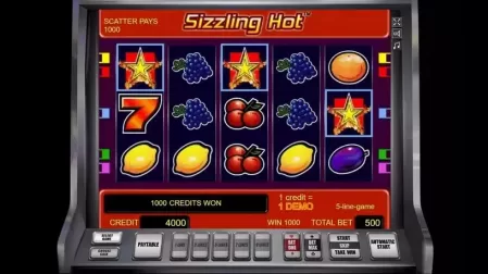 Sizzling Hot slot screenshot 2