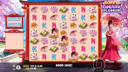 Sweet Cherry Blossom slot screenshot 3