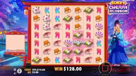 Sweet Cherry Blossom slot screenshot 4