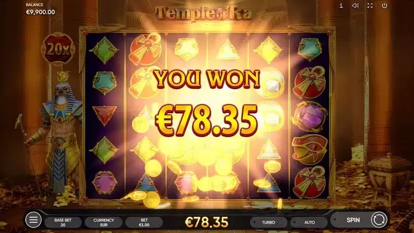 Temple of Ra slot screenshot 
