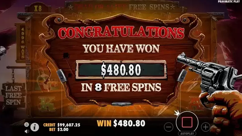 The Wild Gang slot screenshot 5