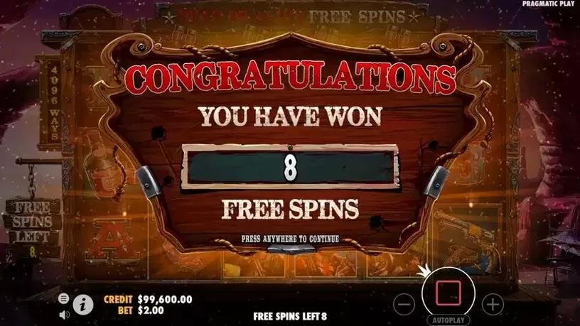 The Wild Gang slot screenshot 3