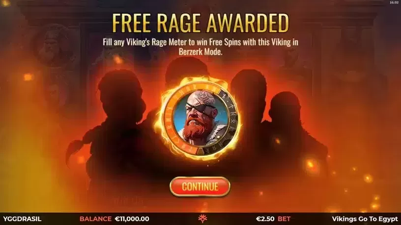Vikings Go To Egypt Wild Fight slot screenshot 