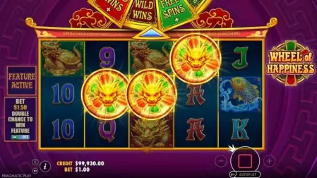 Wheel of Happiness slot screenshot 2