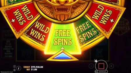 Wheel of Happiness slot screenshot 3