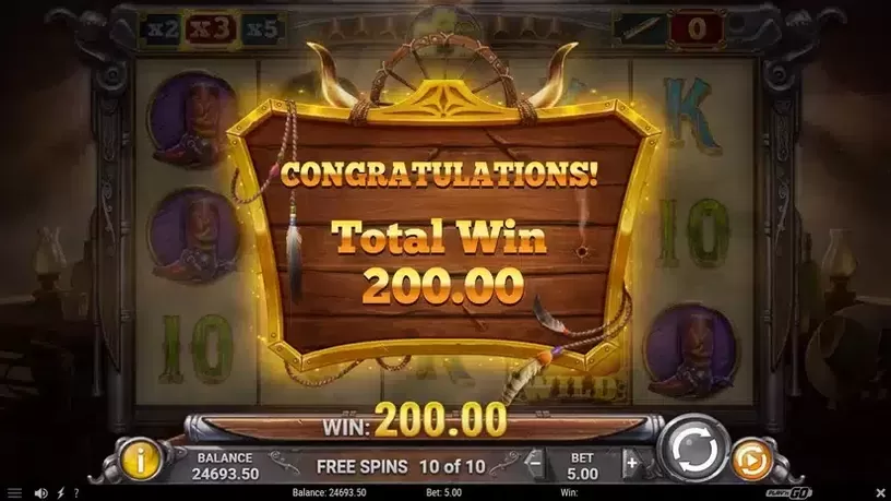 Wild Bandolier slot screenshot 6