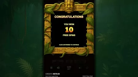 Wild Tribe Wall slot screenshot 3