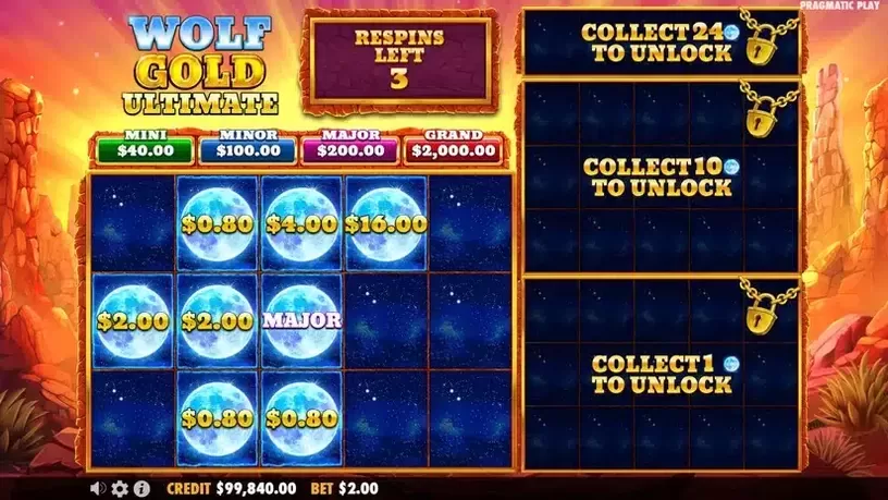 Wolf Gold Ultimate slot screenshot 3