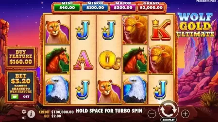 Wolf Gold Ultimate slot screenshot 1