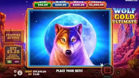 Wolf Gold Ultimate slot screenshot 2