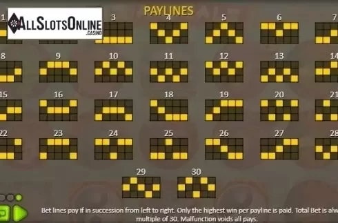Paytable 5. 12 Animals (Booongo) from Booongo