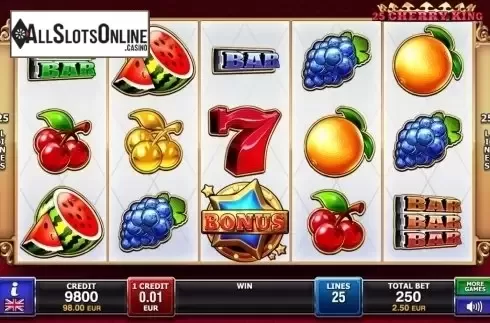 Reel Screen. 25 Cherry King from FUGA Gaming