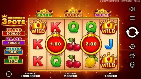 3 Crowned Pots slot screenshot 4