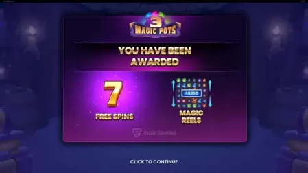 3 Magic Pots slot screenshot 2