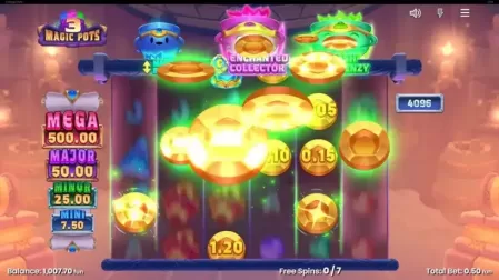 3 Magic Pots slot screenshot 6